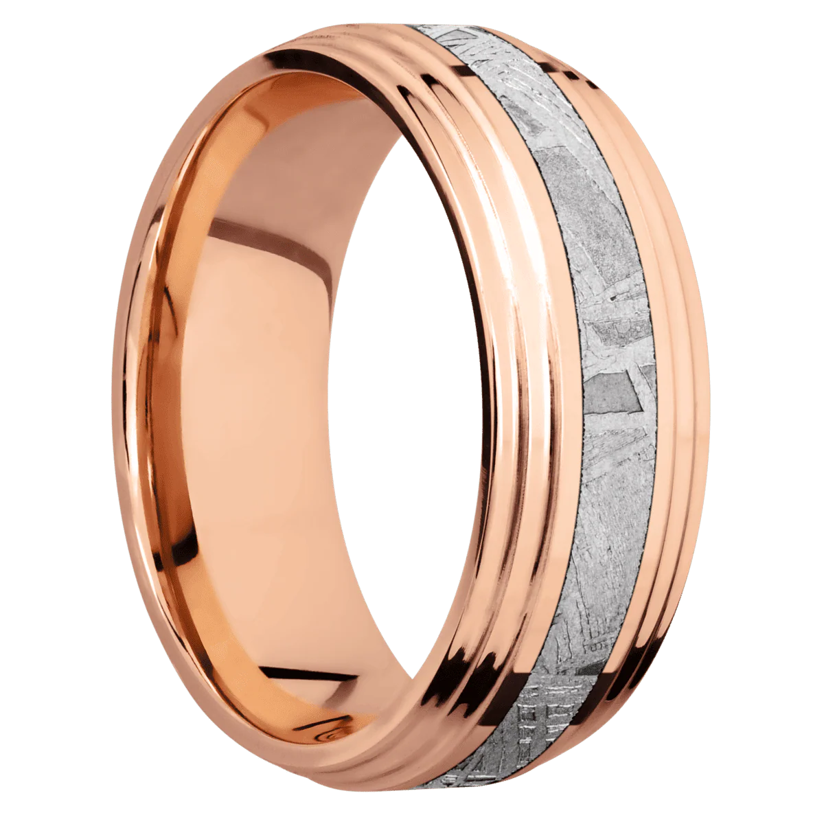 14K Rose Gold + Polish , Polish Finish