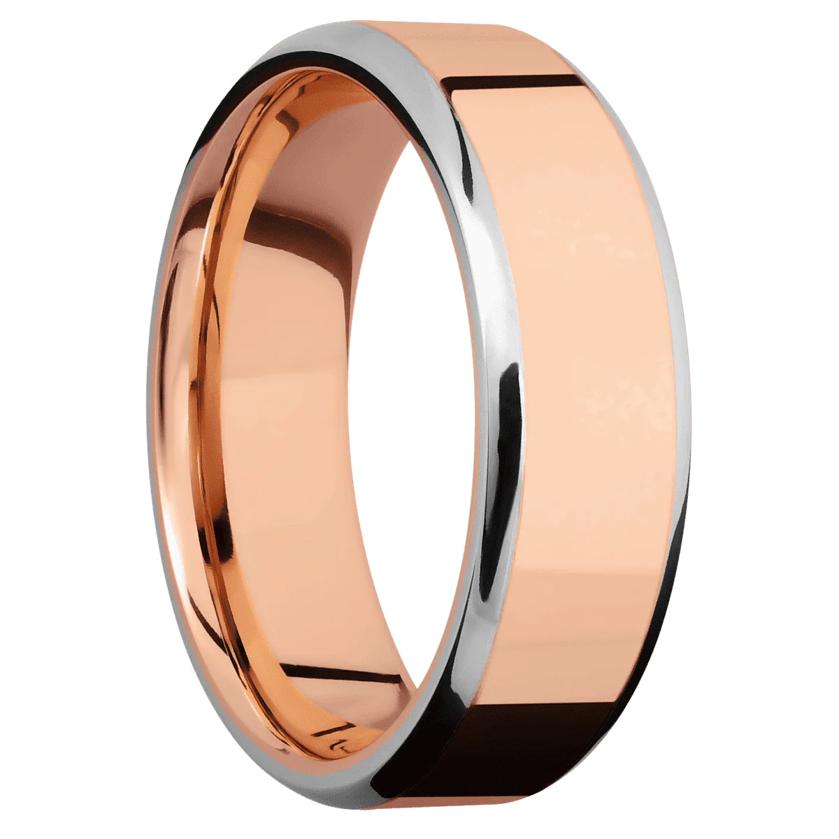 14K Rose Gold + Polish , Polish Finish