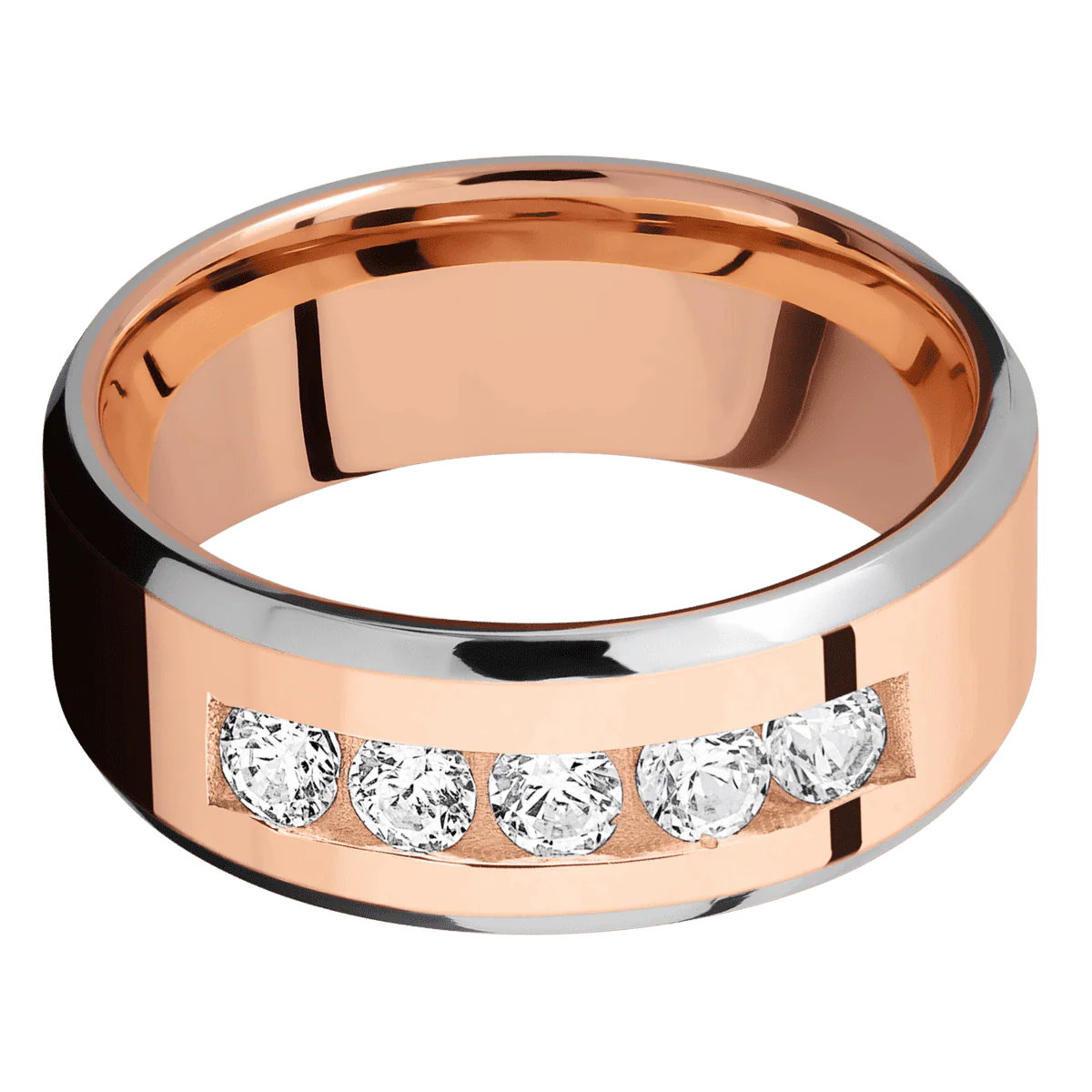 14K Rose Gold + Polish , Polish Finish - Image 3
