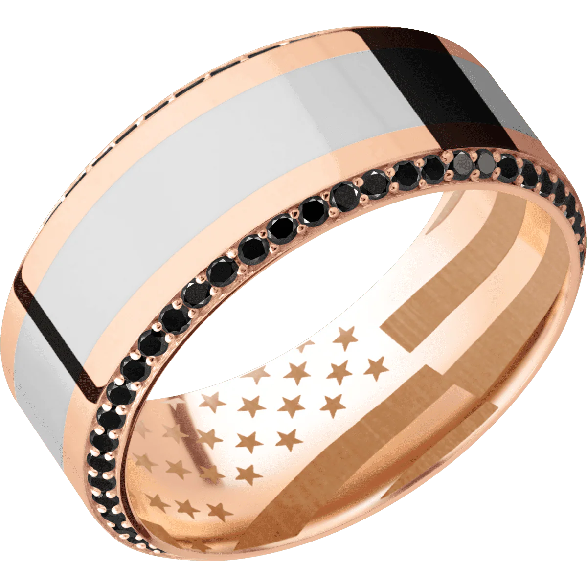 14K Rose Gold + Polish , Polish Finish - Image 2