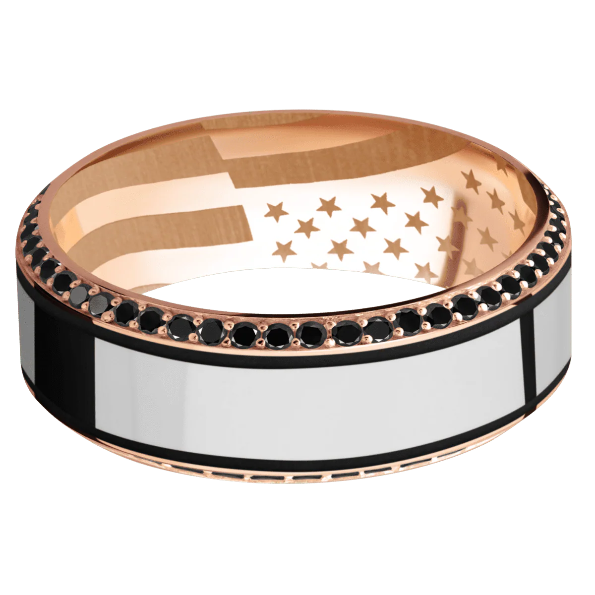 14K Rose Gold + Polish , Polish Finish - Image 3