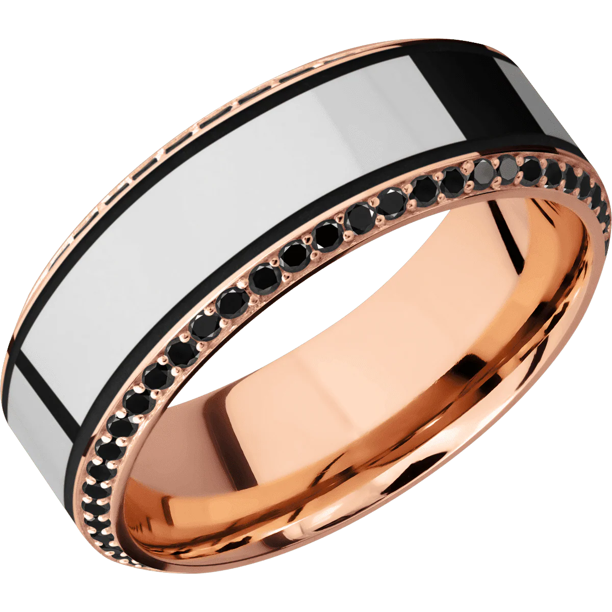 14K Rose Gold + Polish , Polish Finish - Image 2