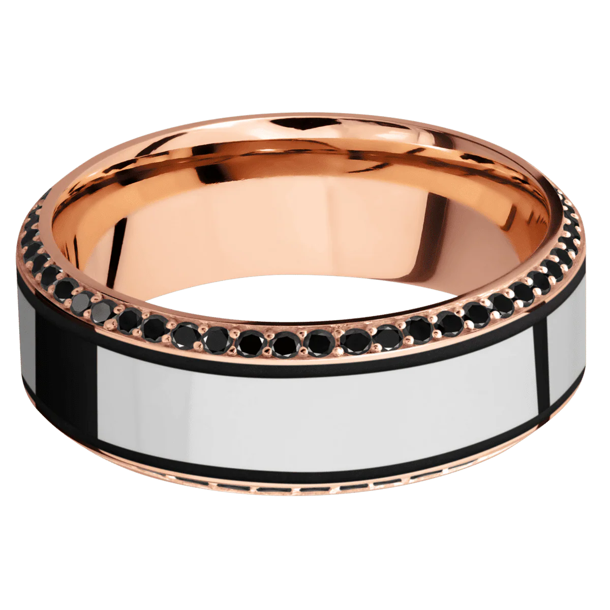 14K Rose Gold + Polish , Polish Finish - Image 3