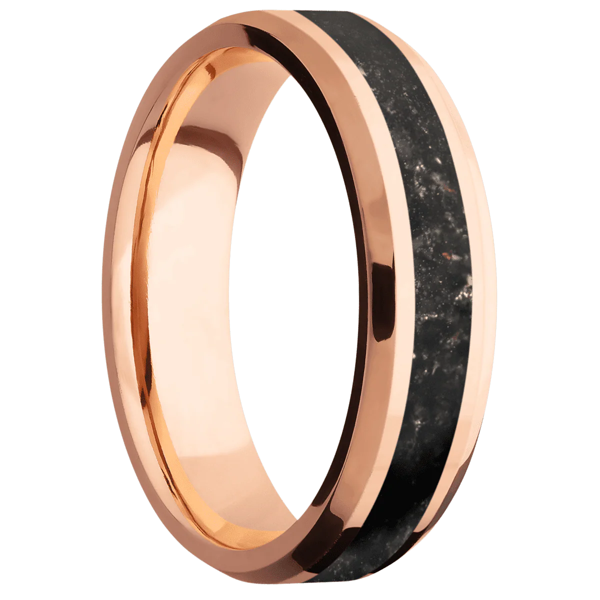 14K Rose Gold + Polish , Polish Finish