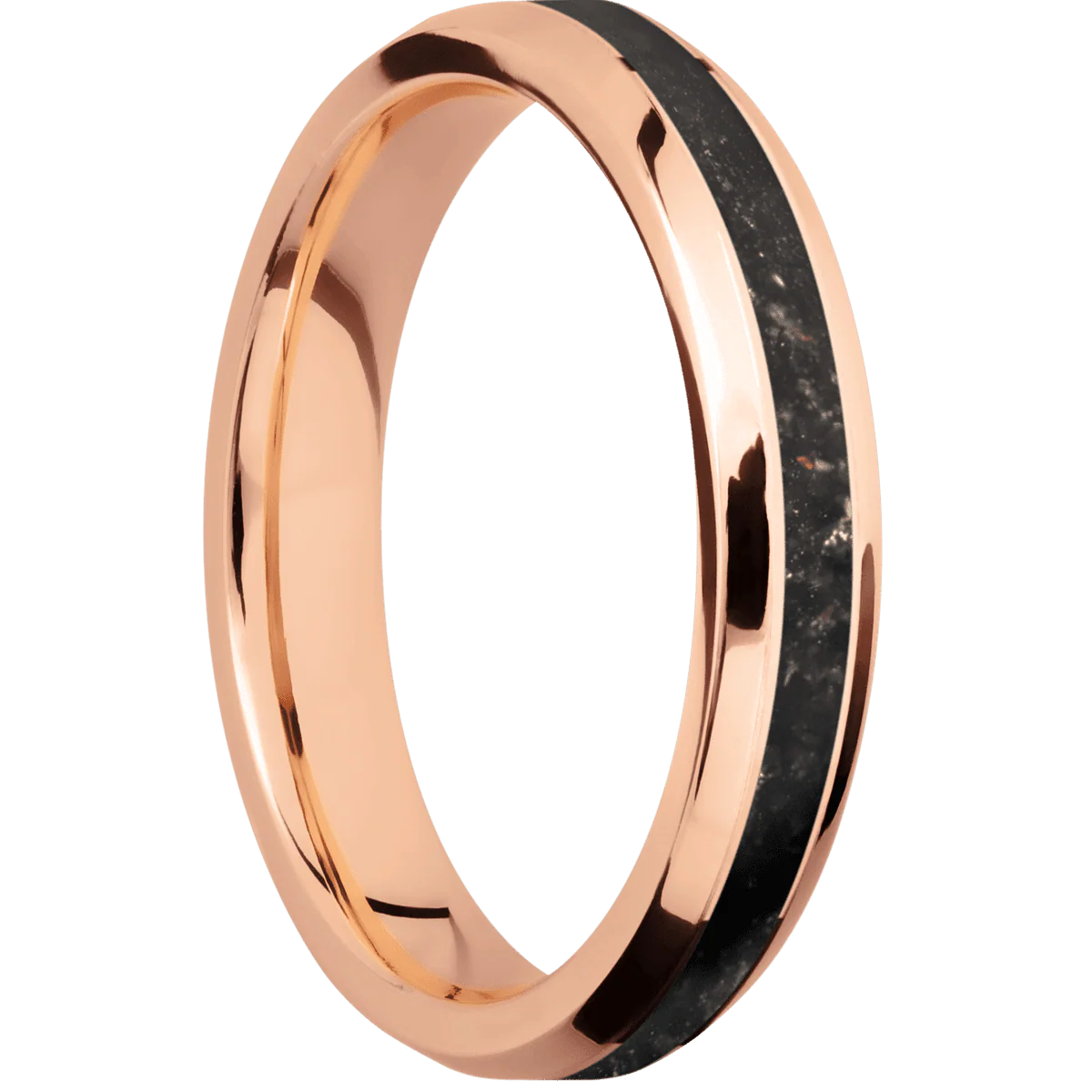 14K Rose Gold + Polish , Polish Finish
