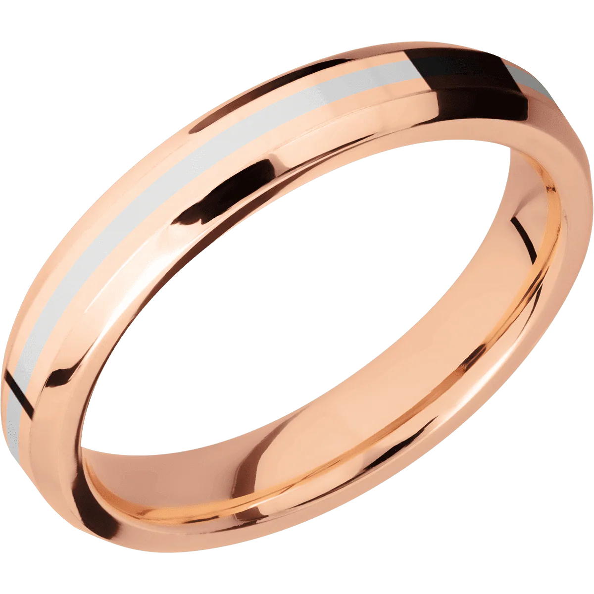 14K Rose Gold + Polish , Polish Finish - Image 2