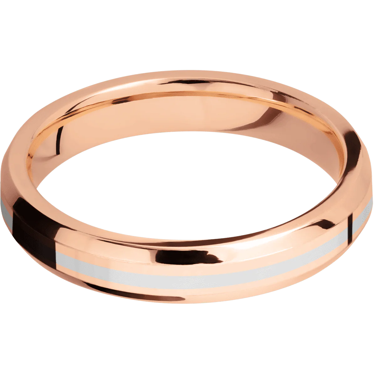 14K Rose Gold + Polish , Polish Finish - Image 3