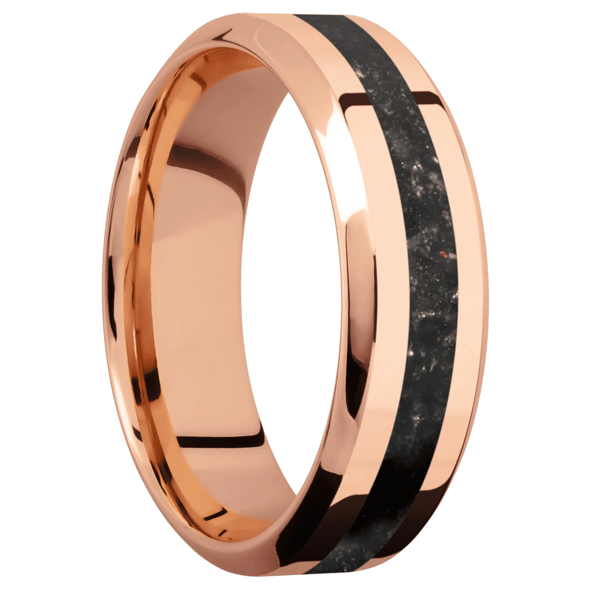 14K Rose Gold + Polish , Polish Finish
