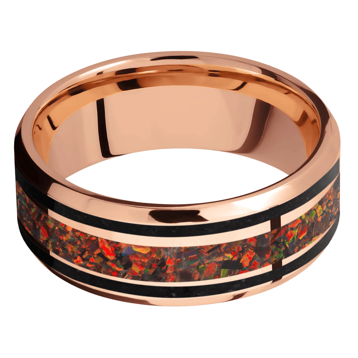 14K Rose Gold + Polish , Polish Finish - Image 3