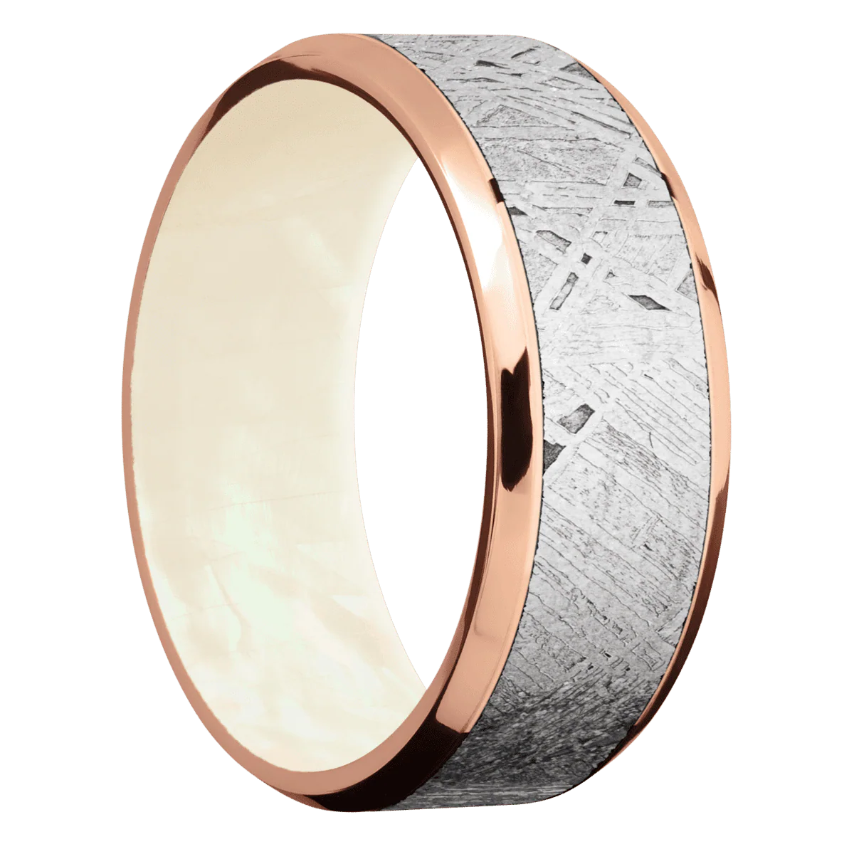 14K Rose Gold + Polish , Polish Finish + Freshwater Mother of Pearl