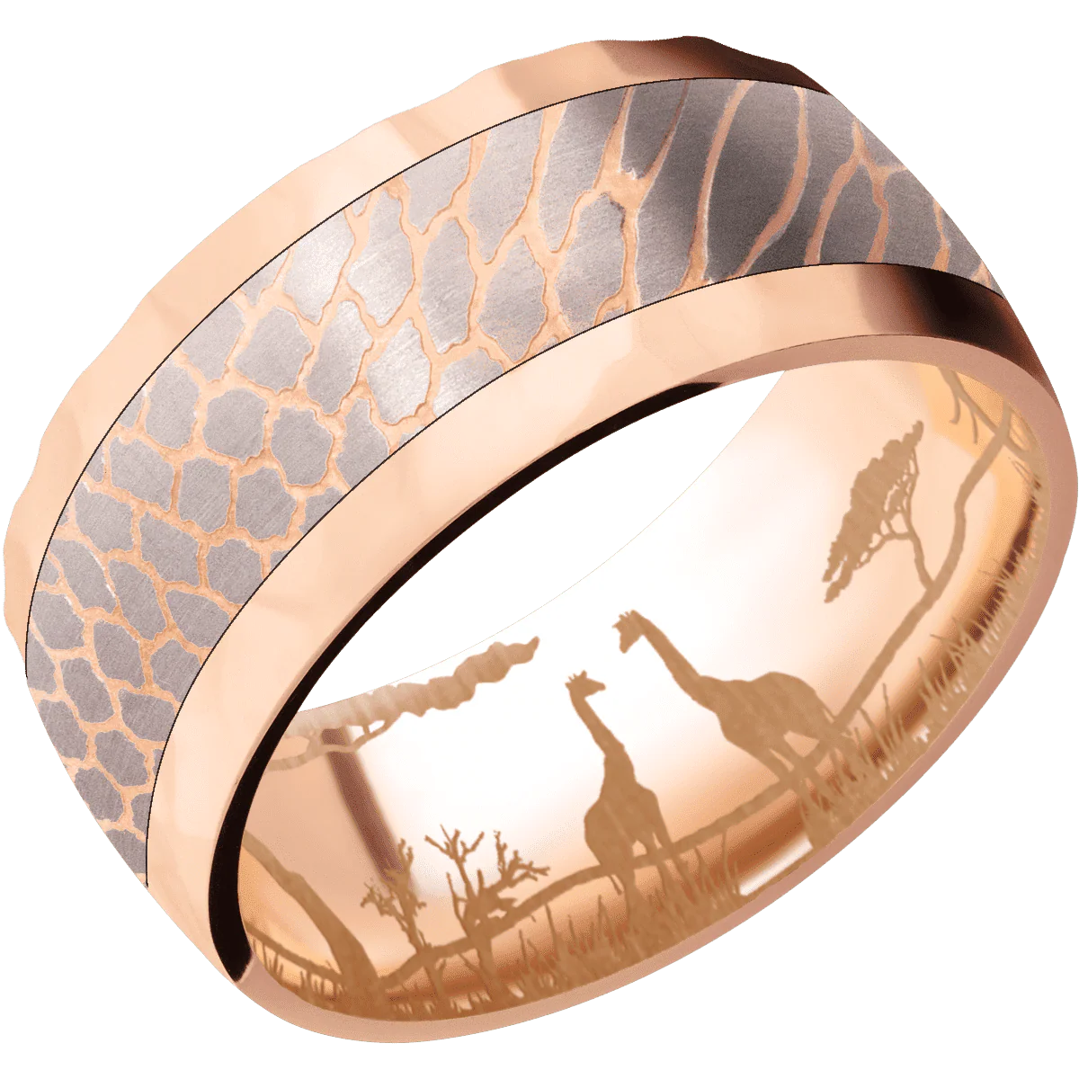 14K Rose Gold + Rockpolish Finish - Image 2
