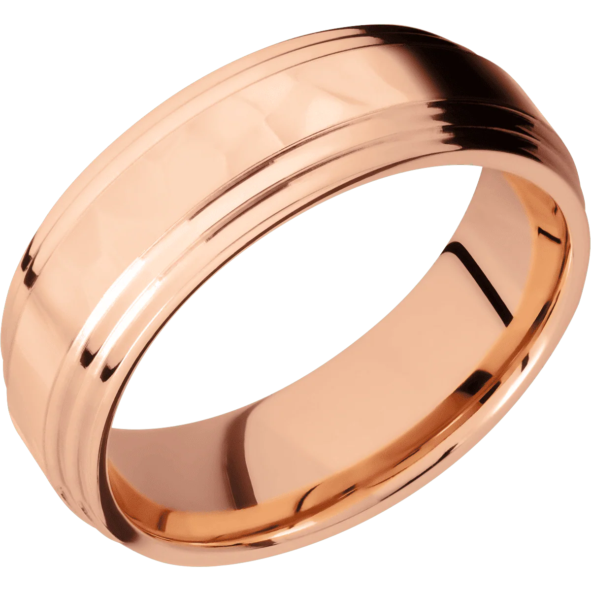 14K Rose Gold + Rockpolish , Polish Finish - Image 2