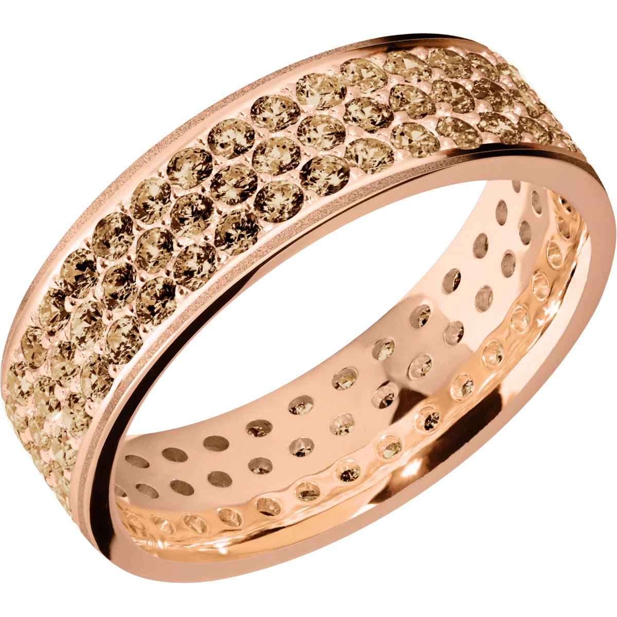 14K Rose Gold + Sand Finish - Image 2