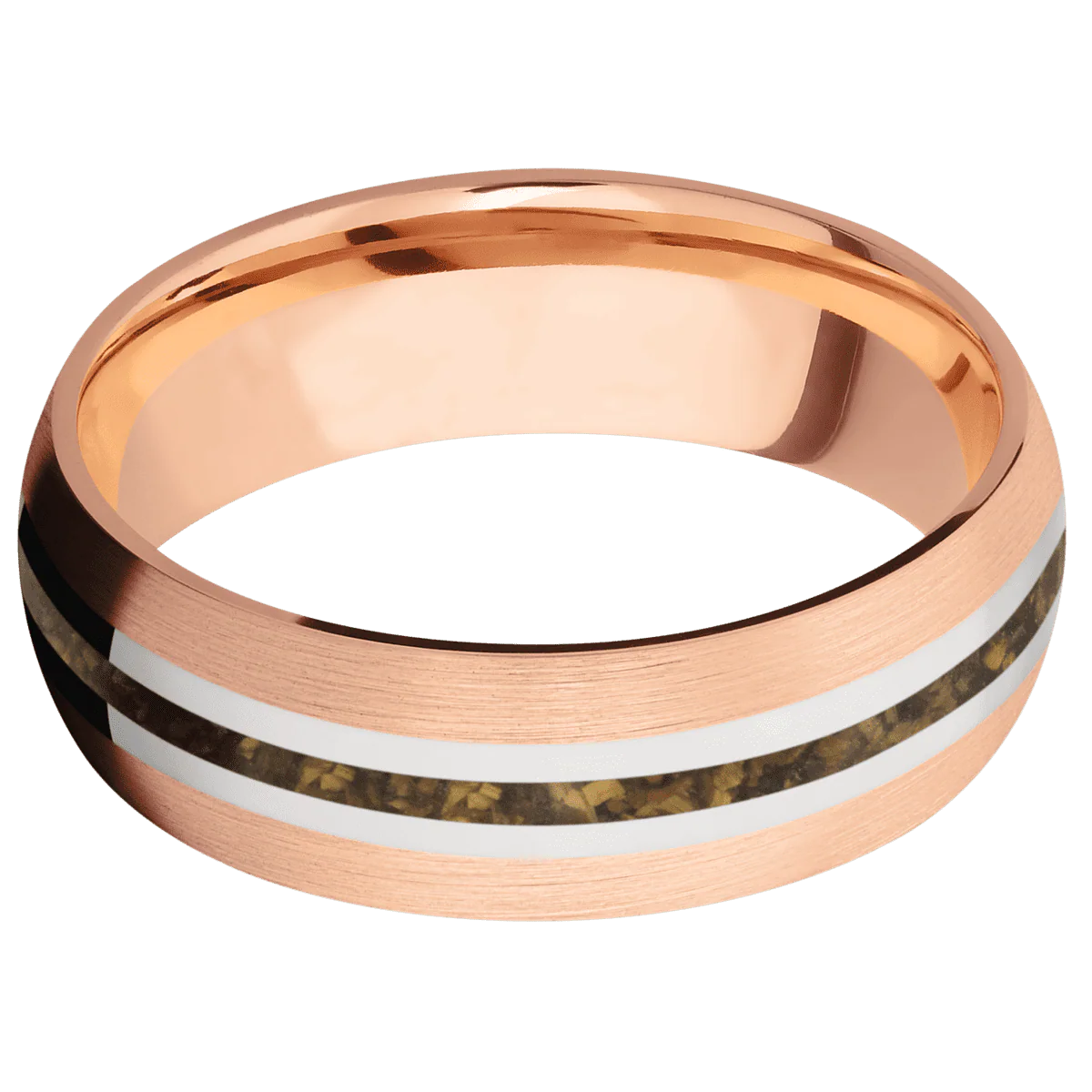 14K Rose Gold + Satin Finish - Image 3