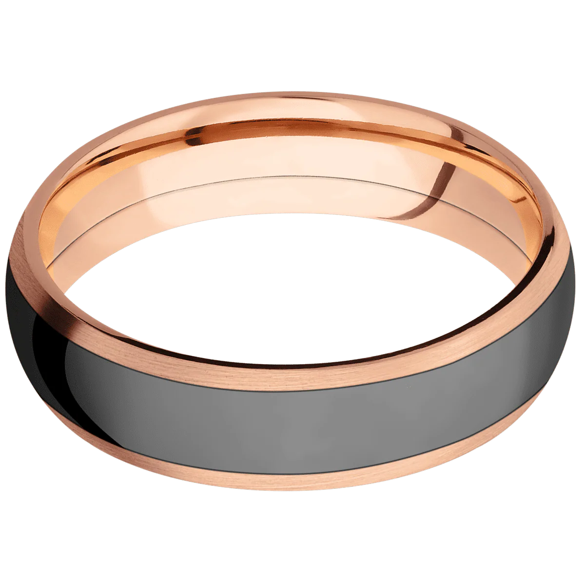 14K Rose Gold + Satin Finish - Image 3