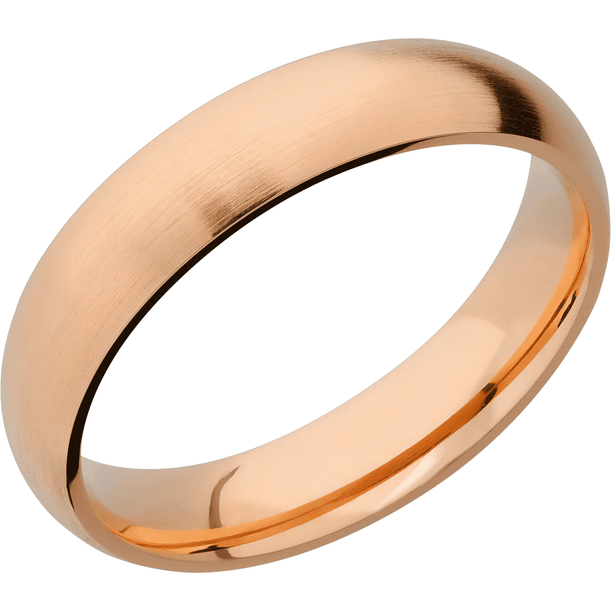14K Rose Gold + Satin Finish - Image 2
