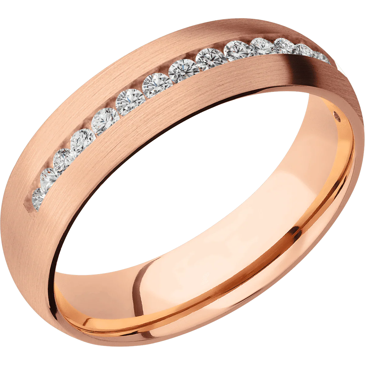14K Rose Gold + Satin Finish - Image 2