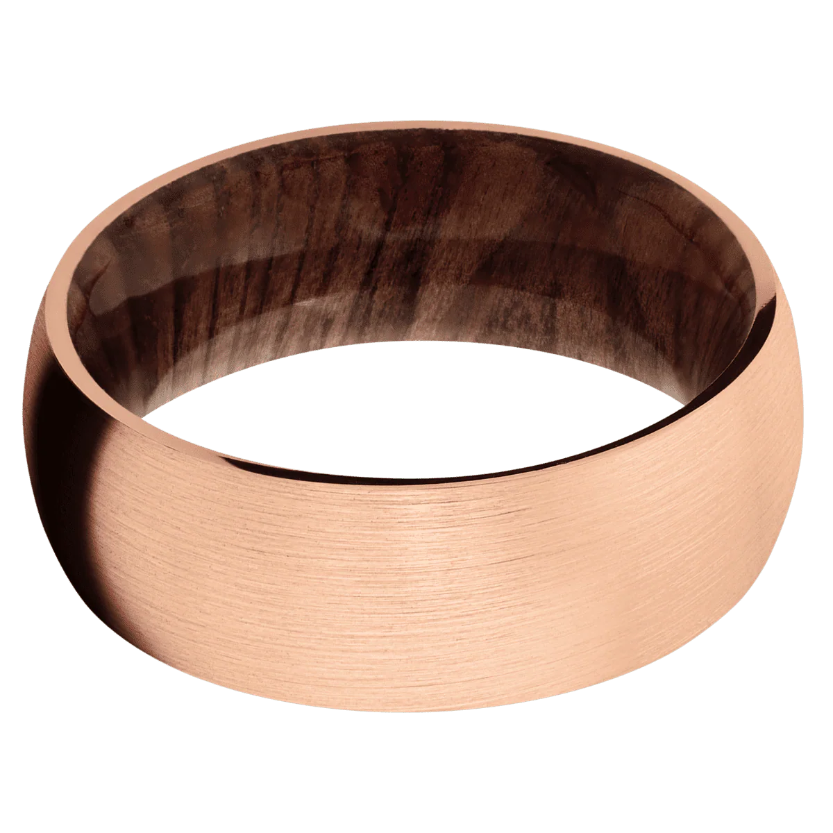 14K Rose Gold + Satin Finish + Sequoia - Image 3