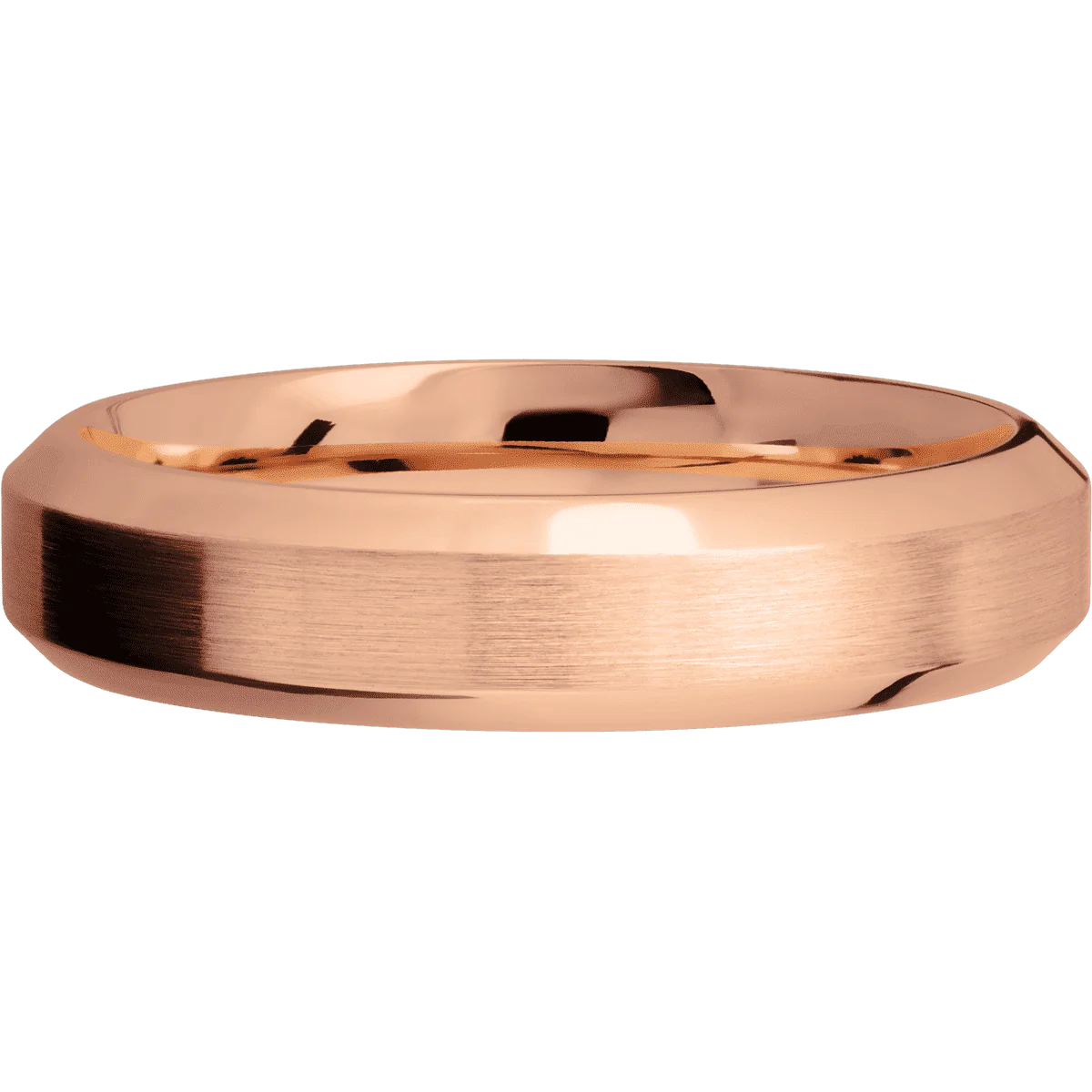 14K Rose Gold + Satin , Polish Finish - Image 3