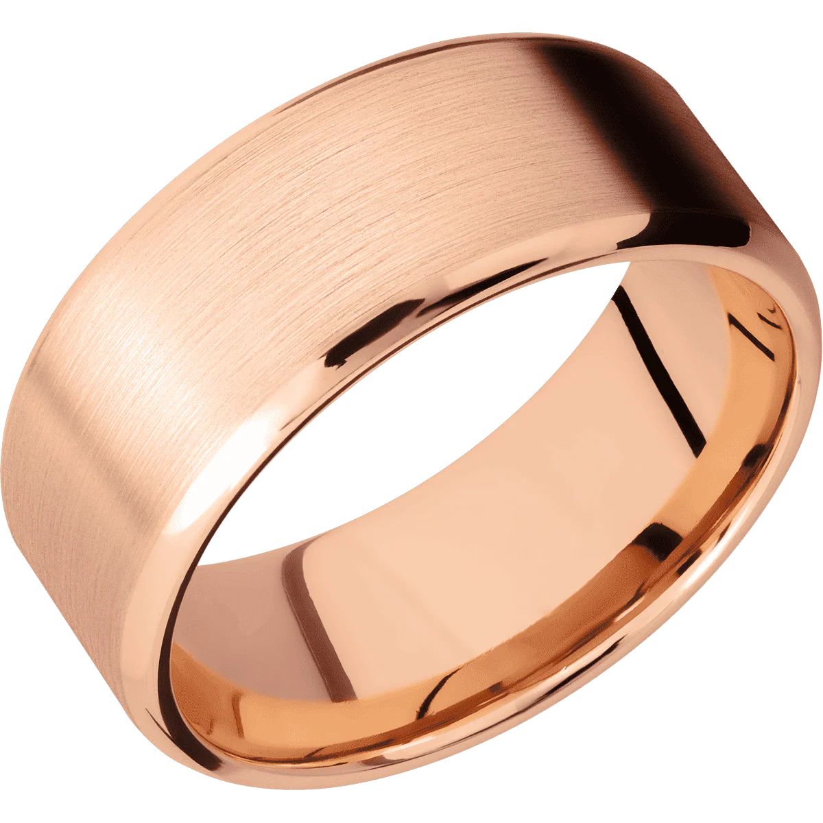 14K Rose Gold + Satin , Polish Finish - Image 2