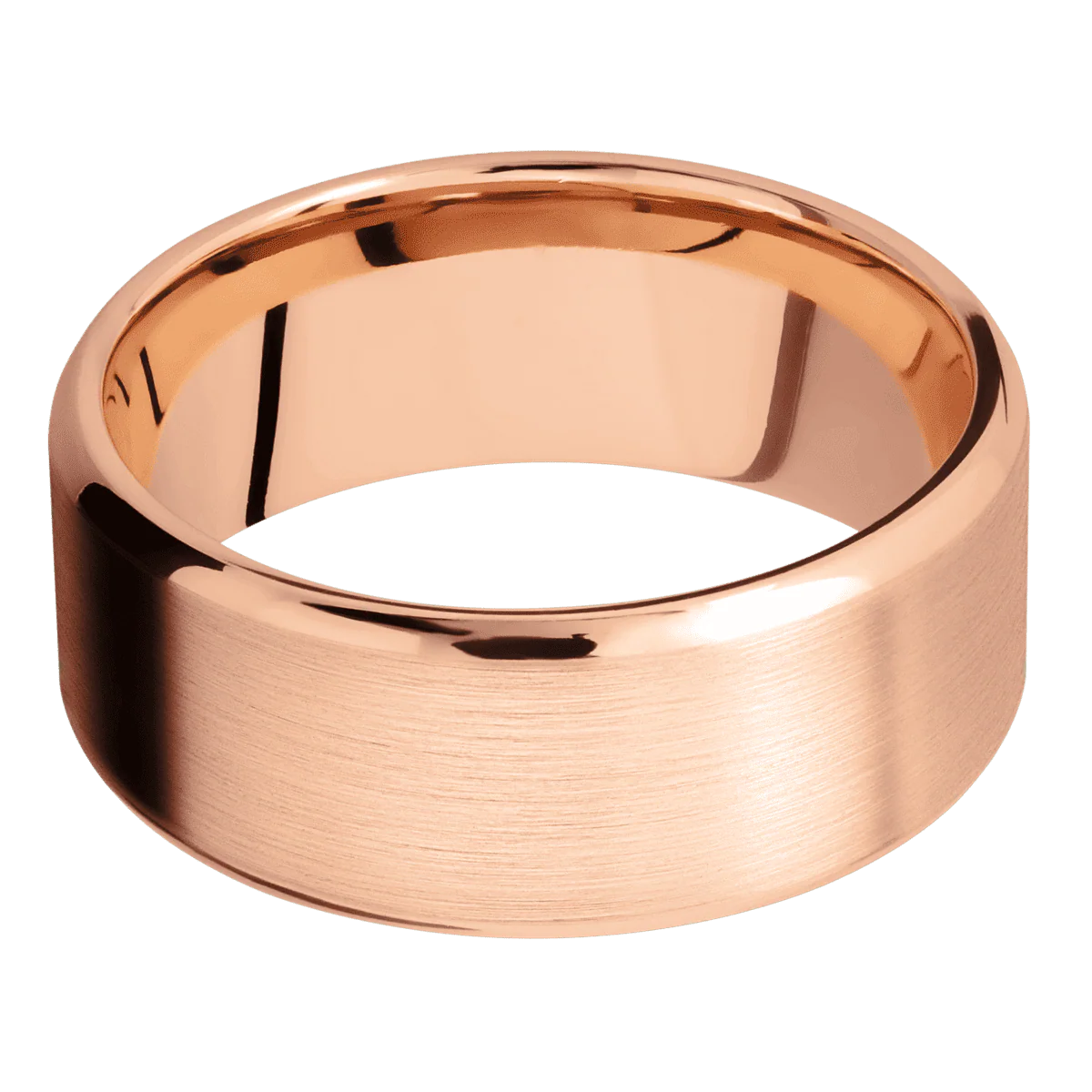 14K Rose Gold + Satin , Polish Finish - Image 3