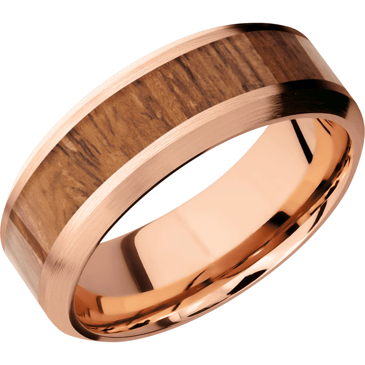 14K Rose Gold + Satin , Satin Finish - Image 2