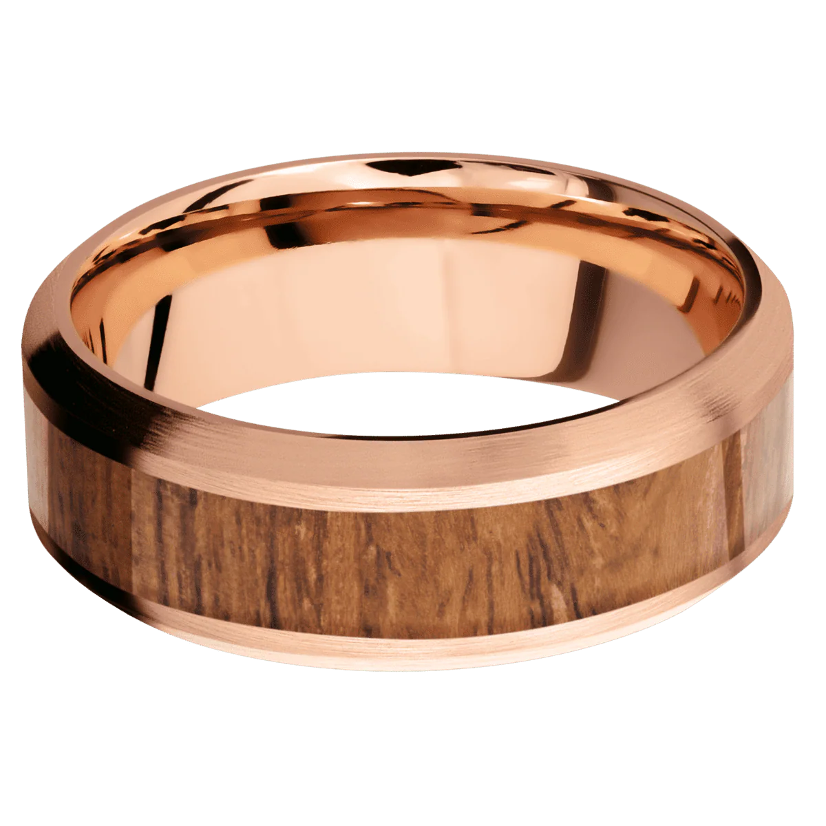 14K Rose Gold + Satin , Satin Finish - Image 3