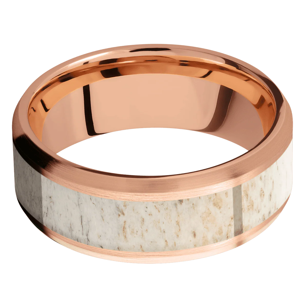 14K Rose Gold + Satin , Satin Finish - Image 3
