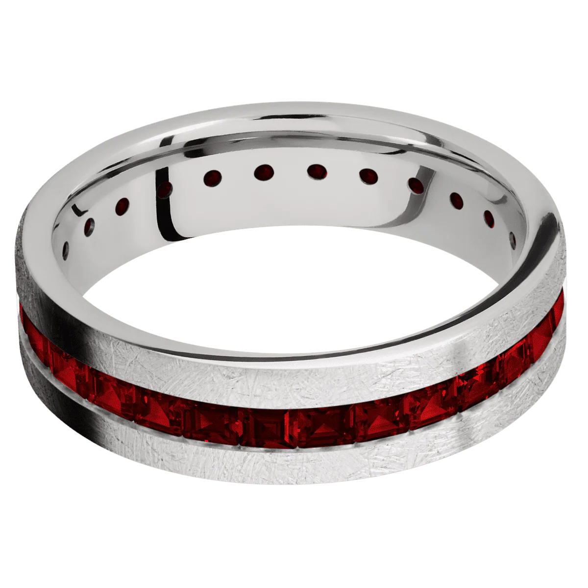 14K White Gold + Distressed Finish - Image 3