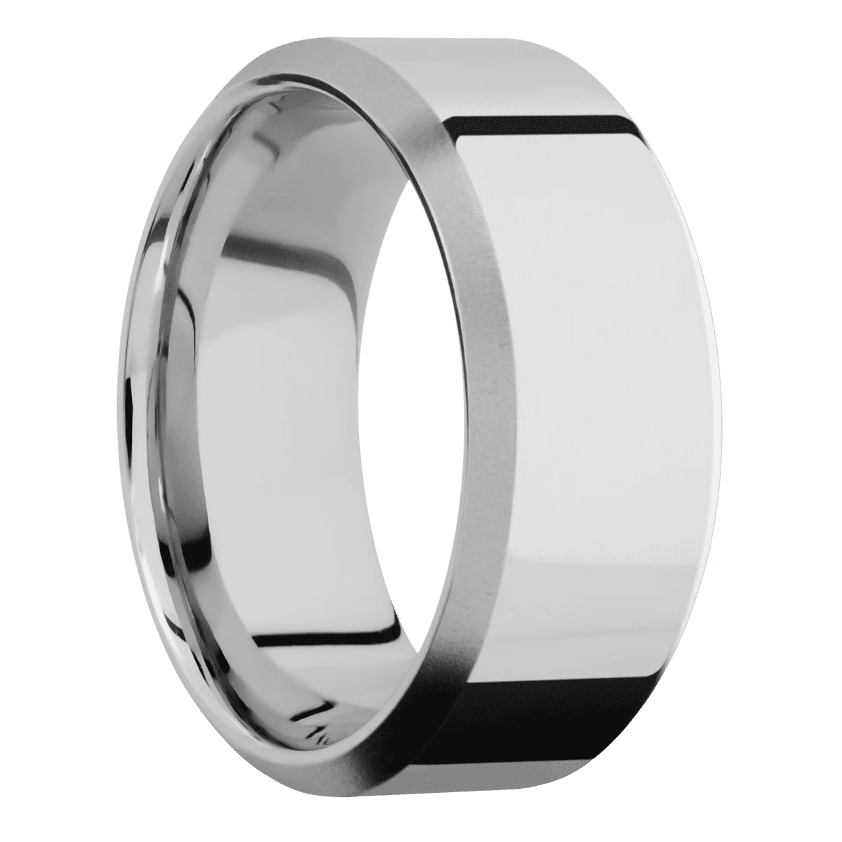 14K White Gold + Polish , Bead Finish