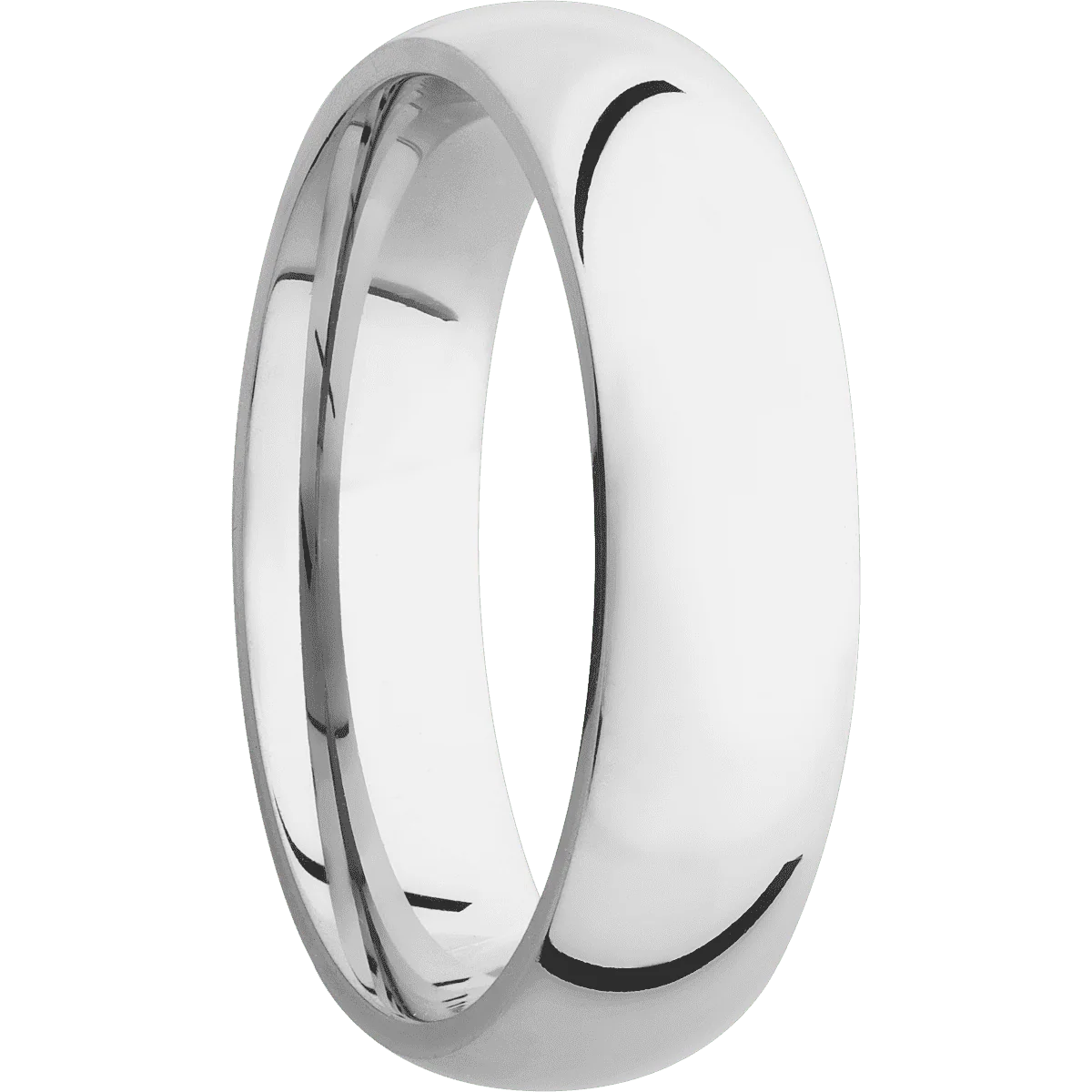 14K White Gold + Polish Finish