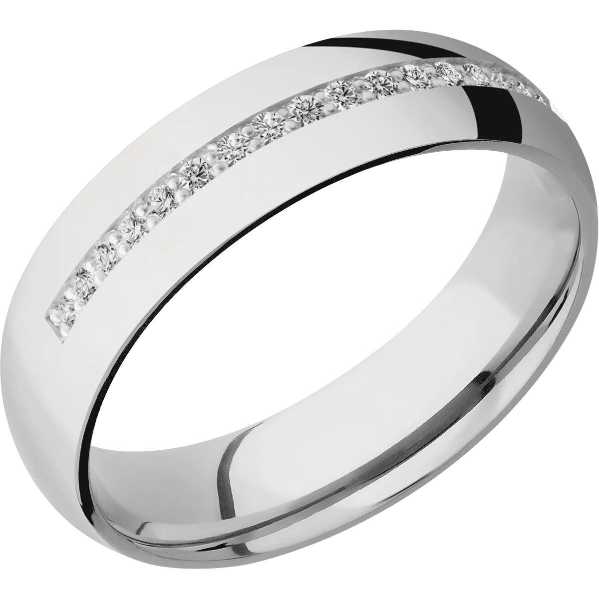 14K White Gold + Polish Finish - Image 2