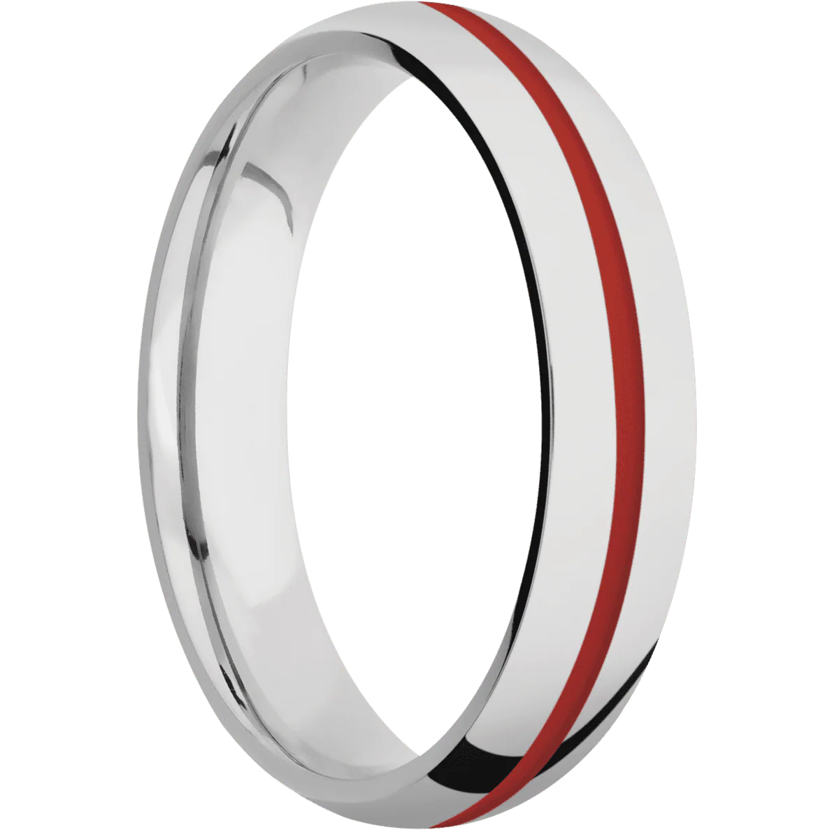 14K White Gold + Polish Finish