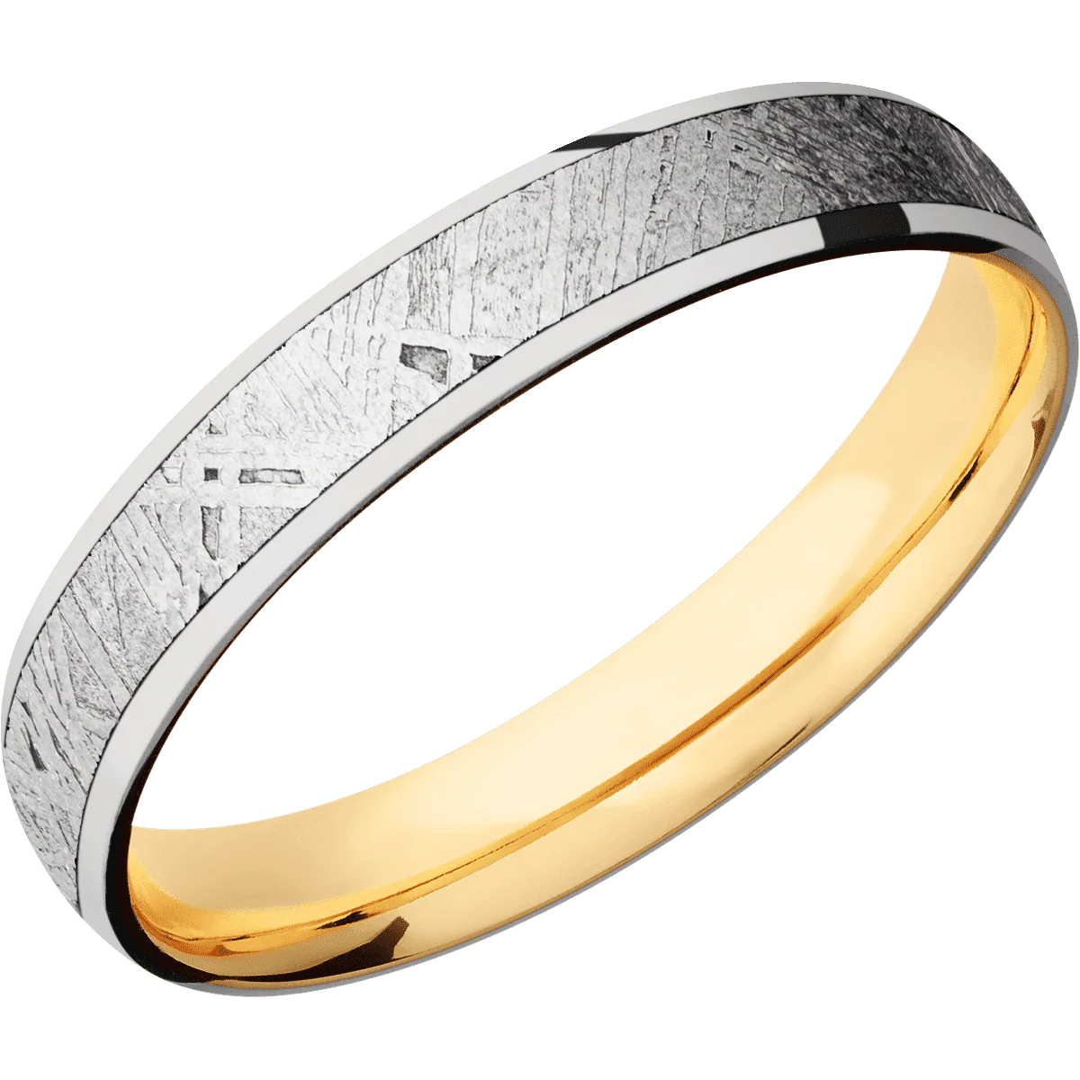 14K White Gold + Polish Finish + 10K Yellow Gold - Image 2