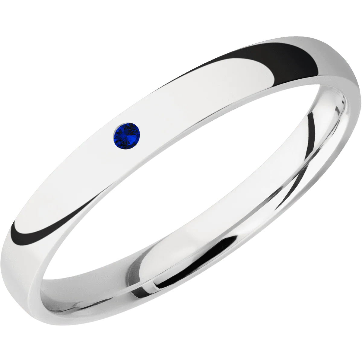 14K White Gold + Polish Finish - Image 2