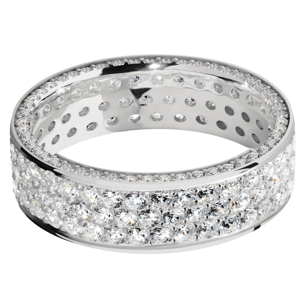 14K White Gold + Polish Finish - Image 3