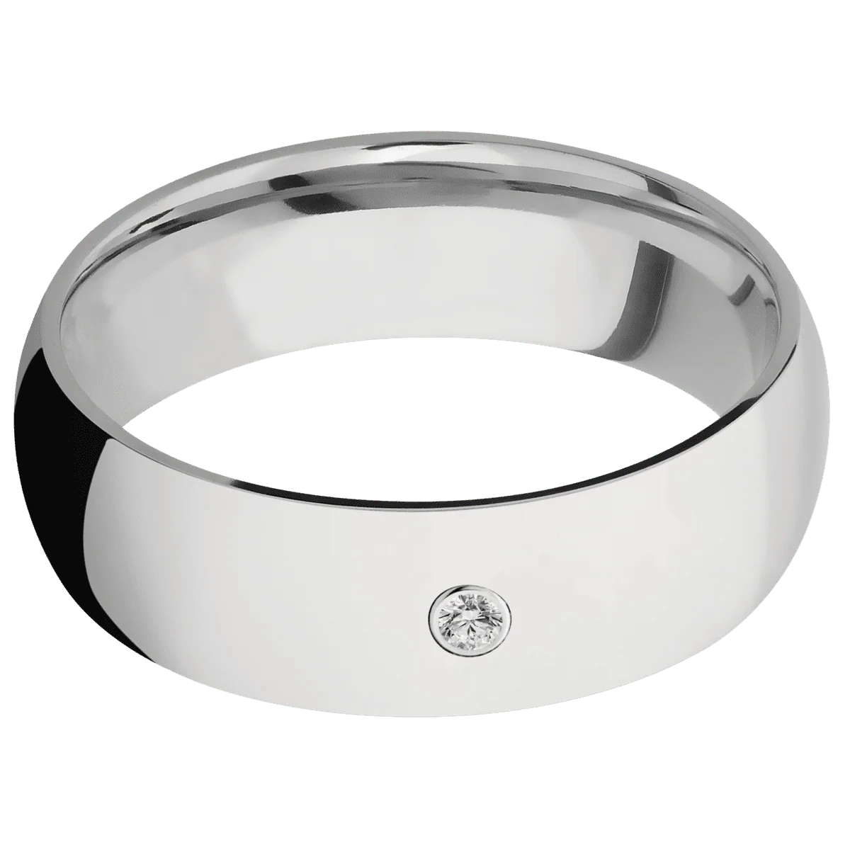 14K White Gold + Polish Finish - Image 3