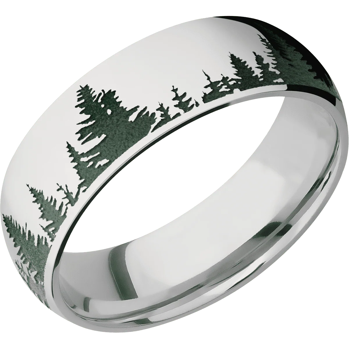 14K White Gold + Polish Finish - Image 2