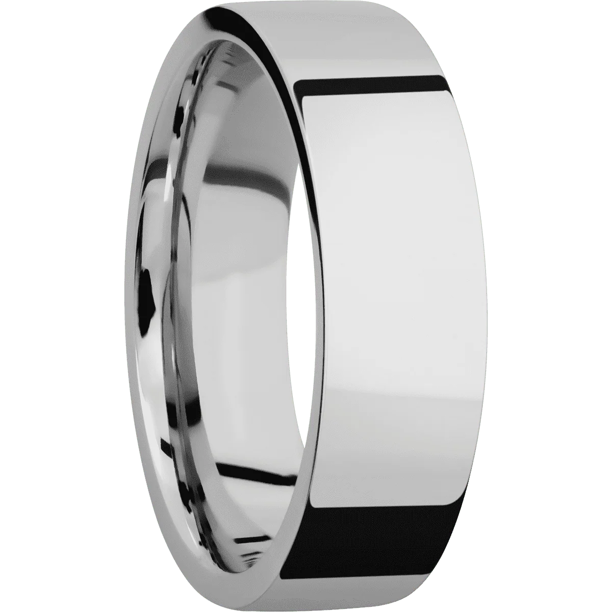 14K White Gold + Polish Finish