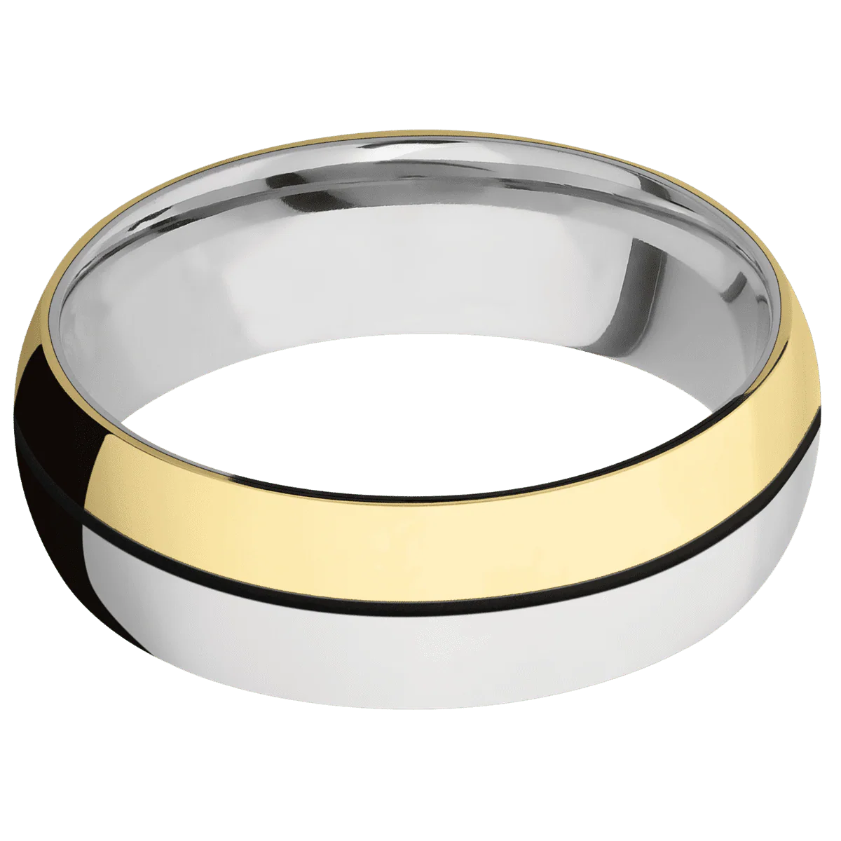 14K White Gold + Polish Finish - Image 3