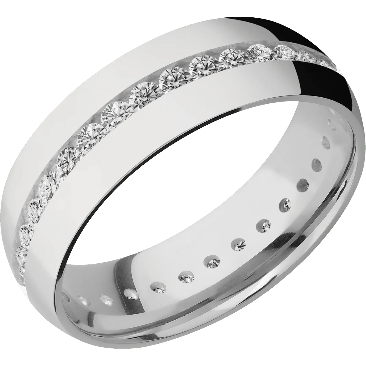 14K White Gold + Polish Finish - Image 2