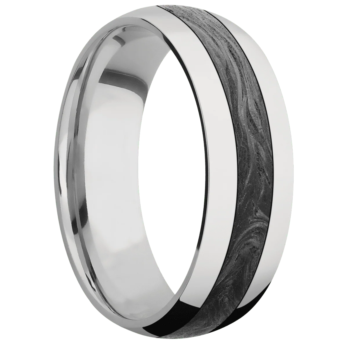 14K White Gold + Polish Finish