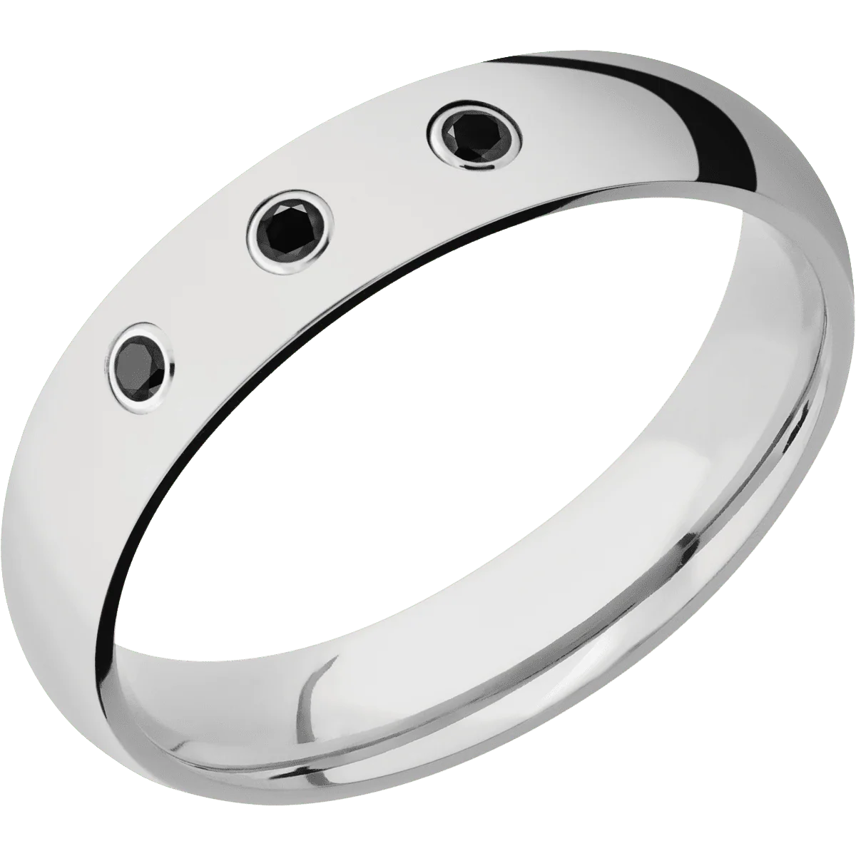 14K White Gold + Polish Finish - Image 2