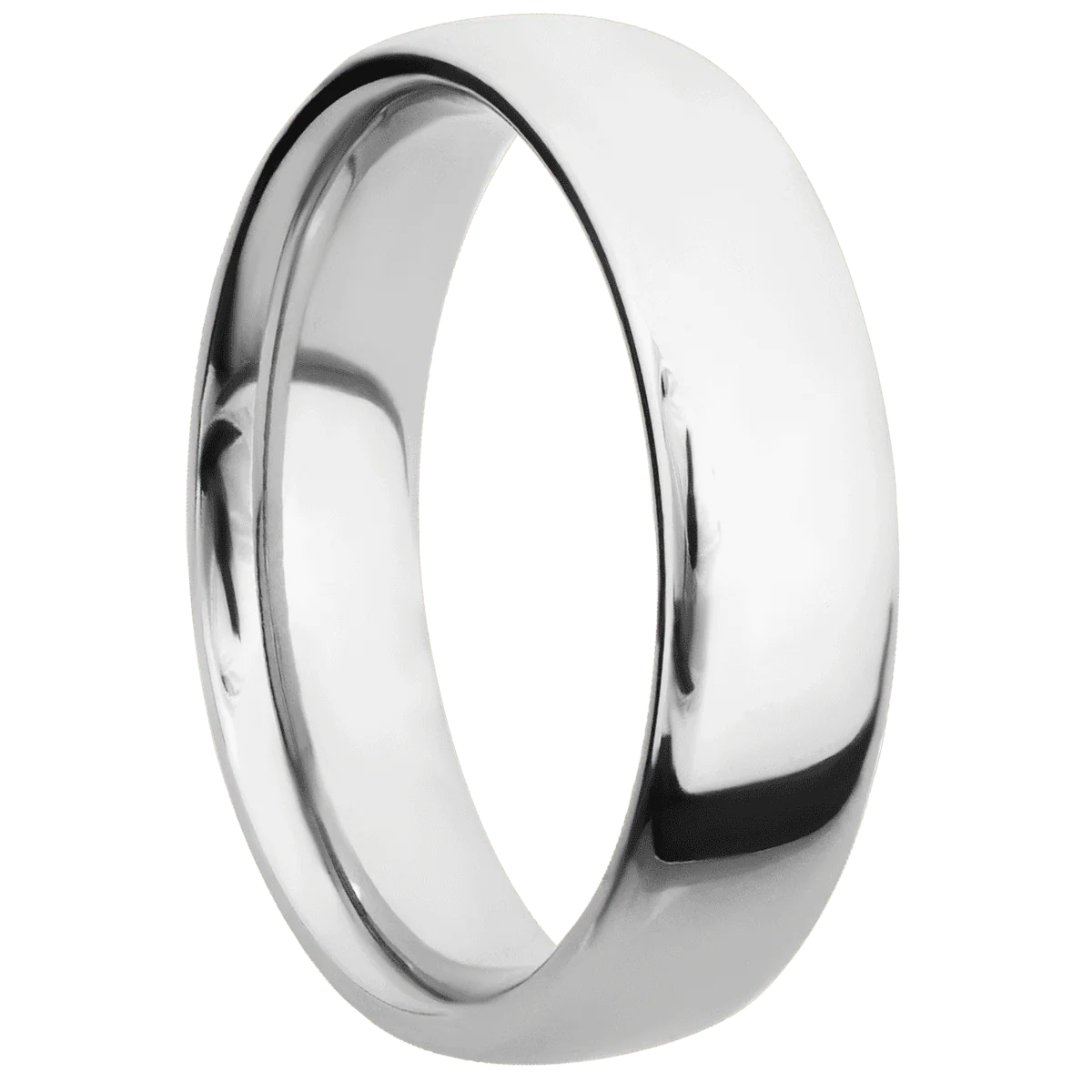 14K White Gold + Polish Finish