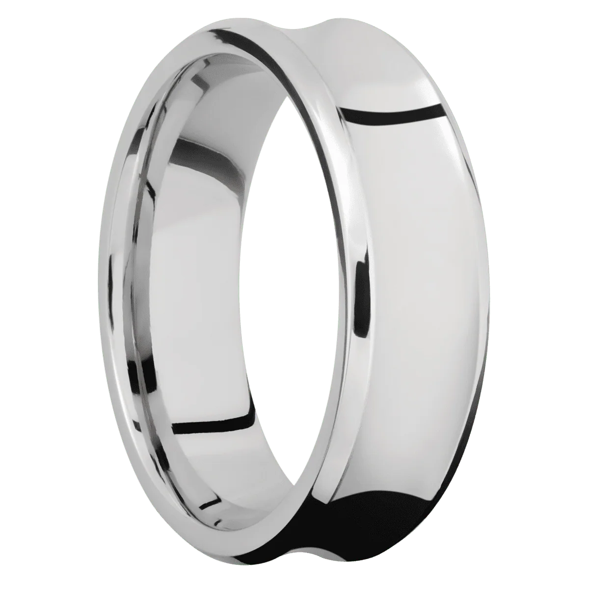 14K White Gold + Polish , Polish Finish