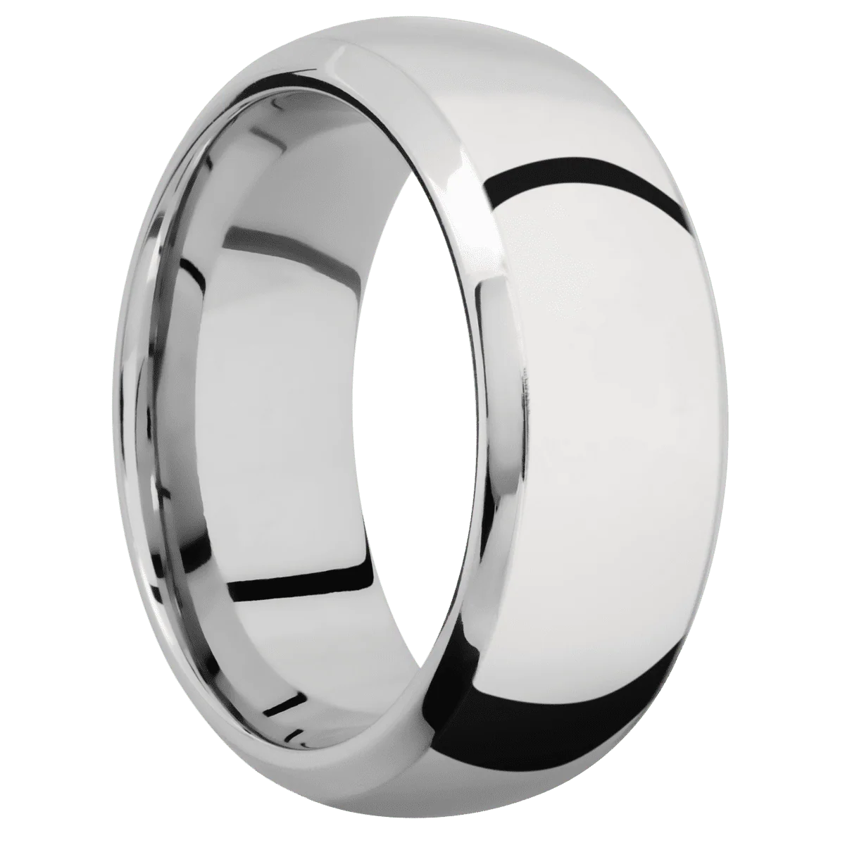 14K White Gold + Polish , Polish Finish