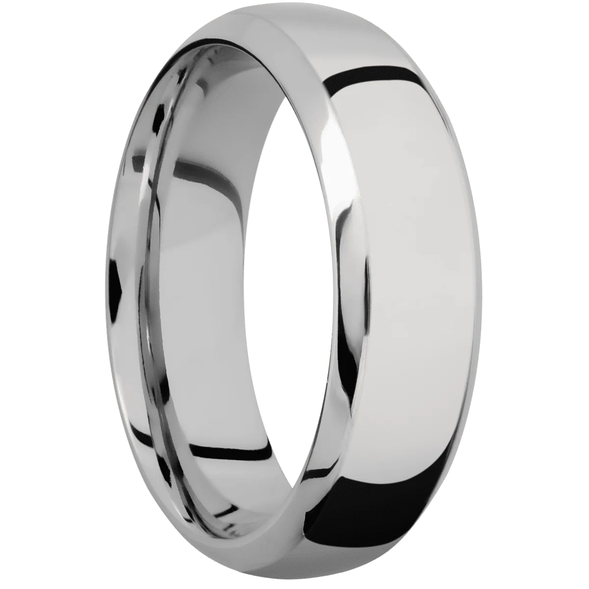 14K White Gold + Polish , Polish Finish