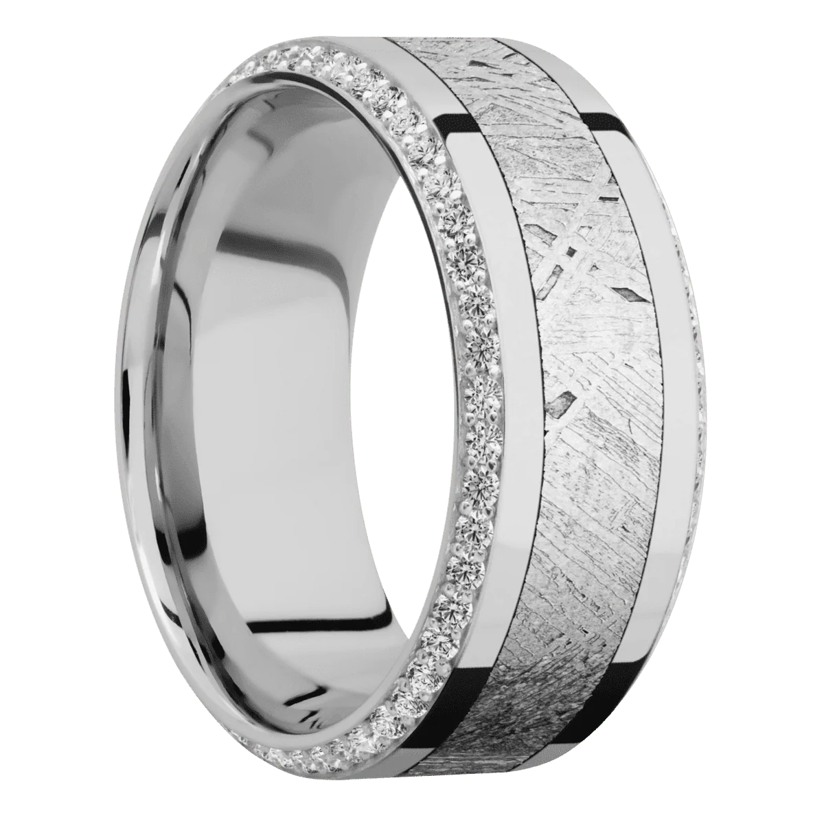 14K White Gold + Polish , Polish Finish