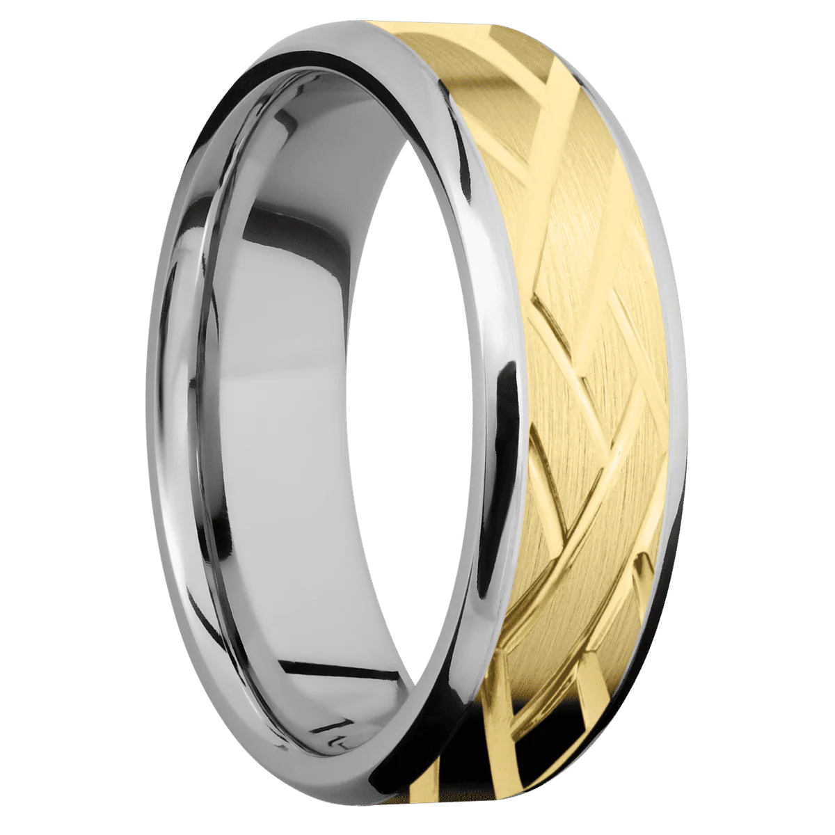 14K White Gold + Polish , Polish Finish