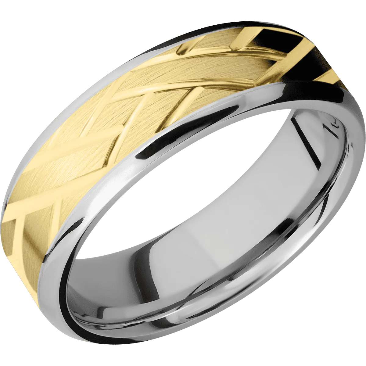14K White Gold + Polish , Polish Finish - Image 2